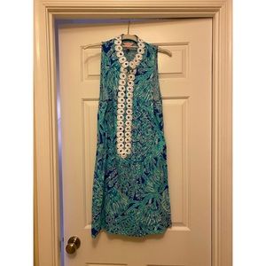 EUC Lilly Pulitzer Tortuga Time Jane Shift sz 10